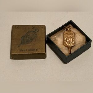 Vintage 1934 Thomas E Wilson 4H Award Medal 10k Gold Filled in Original Box Used